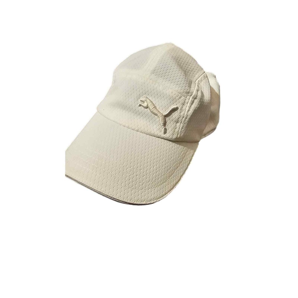 White puma drycell adjustable lightweight hat